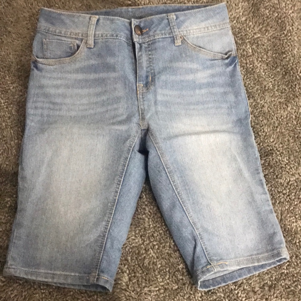 Light Wash Denim Shorts